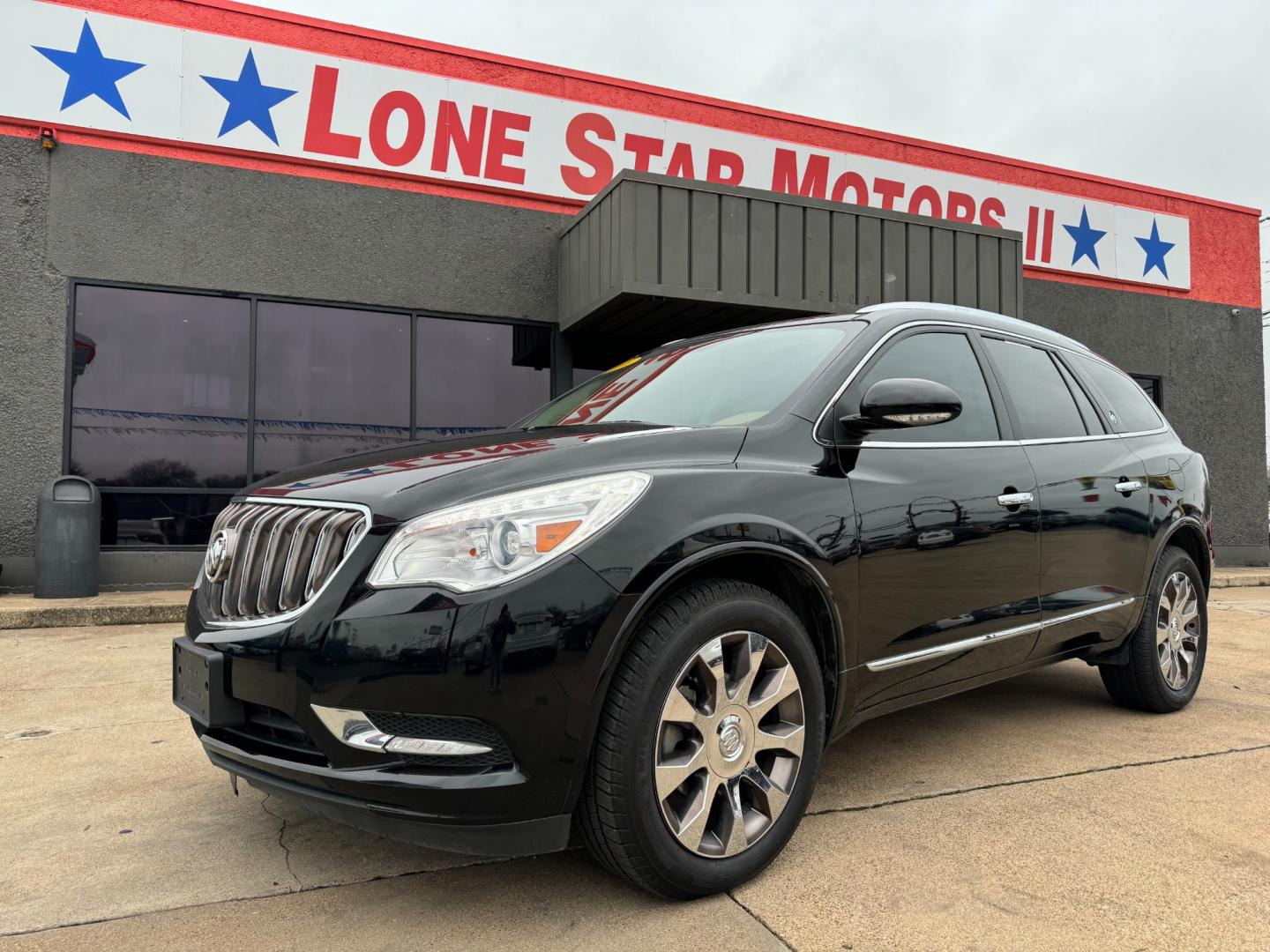 2016 BLACK BUICK ENCLAVE PREMIUM (5GAKRCKDXGJ) , located at 5900 E. Lancaster Ave., Fort Worth, TX, 76112, (817) 457-5456, 0.000000, 0.000000 - This is a 2016 BUICK ENCLAVE PREMIUM 4 DOOR SUV that is in excellent condition. There are no dents or scratches. The interior is clean with no rips or tears or stains. All power windows, door locks and seats. Ice cold AC for those hot Texas summer days. It is equipped with a CD player, AM/FM radio, - Photo#0